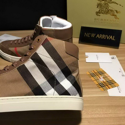 Burberry High-Top Fashion Men Shoes--008